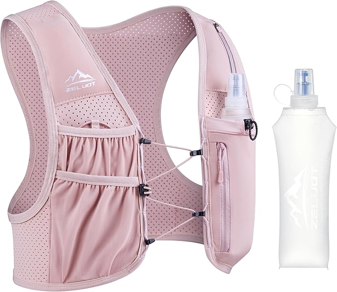 Zelvot Running Vest for Women Men, USA Original Patent, Adjustable Chest Straps by Zelvot