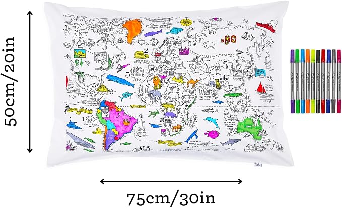 eatsleepdoodle - Coloring Pillowcase - Image 7