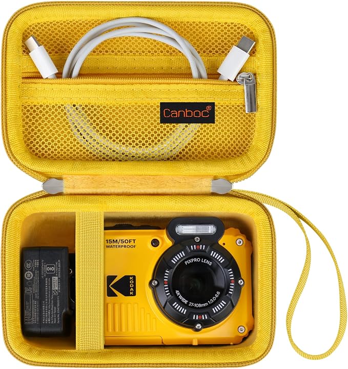 Canboc Carrying Case for Kodak PIXPRO WPZ2 Rugged Waterproof Digital Camera by Canboc
