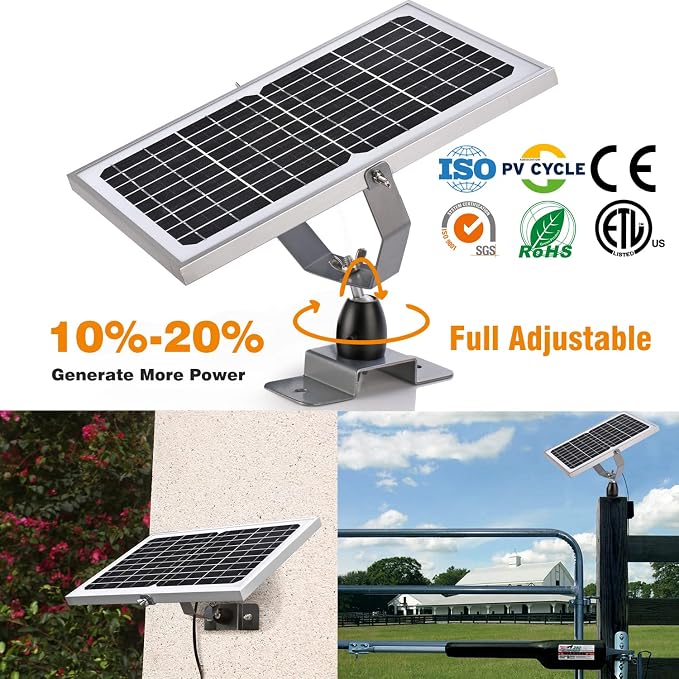 SUNER POWER 10W 12V Solar Battery Charger Maintainer, Built-in Smart MPPT - Image 6