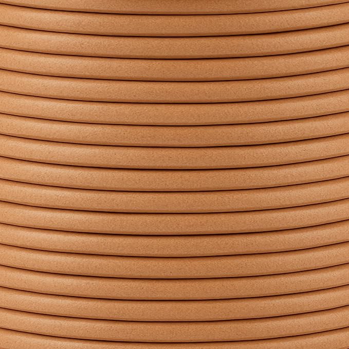 Mandala Crafts Round Genuine Camel Leather Cord - Image 3