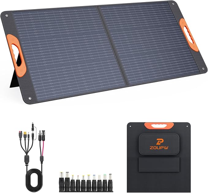 ZOUPW 110 Watt Portable Solar Panel by ZOUPW