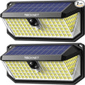 TECKNET 416 LED Solar Lights Outdoor Waterproof, 300° Angle & 3 Lighting Modes by Tecknet