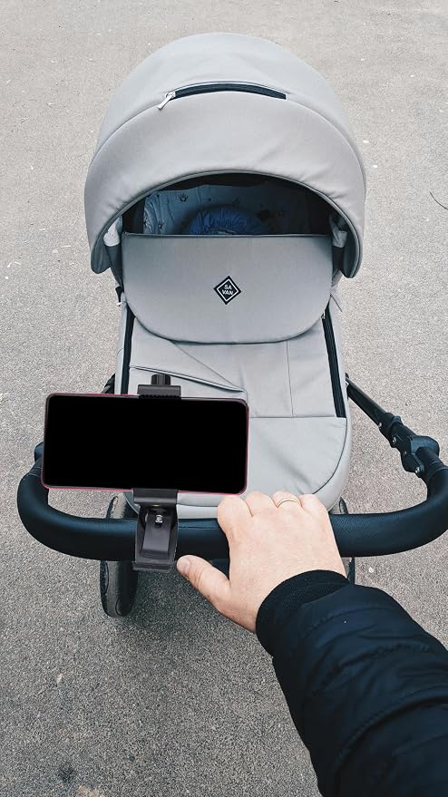 Phone Holder with Clamp for Golf Cart Universal Phone Mount Holder for Bicycle - Image 5