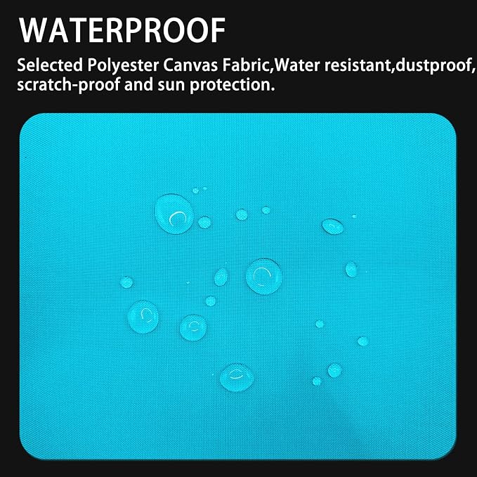 Gheeidau Canvas Repair Patch 9×11 Inch 3Pcs Waterproof Self-Adhesive Fabric - Image 2