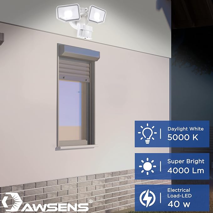 40W LED Security Lights Motion Sensor Light Outdoor, 180 Degree, 5000 K - Image 5