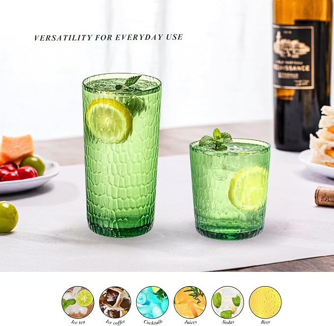 15oz and 22oz Colorful Acrylic Glasses Drinkware, Honeycomb Stackable - Image 5