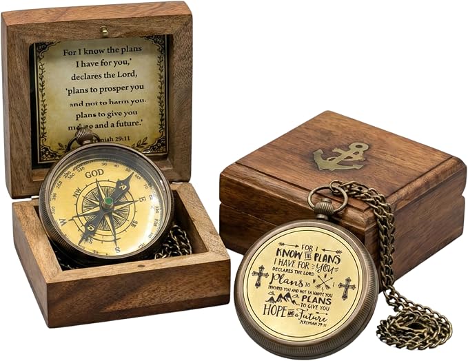 Handmade Brass Antique Compass by ELYTHOS