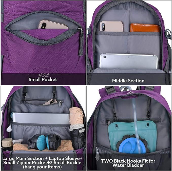 G4Free 45L Hiking Backpacks - Image 5