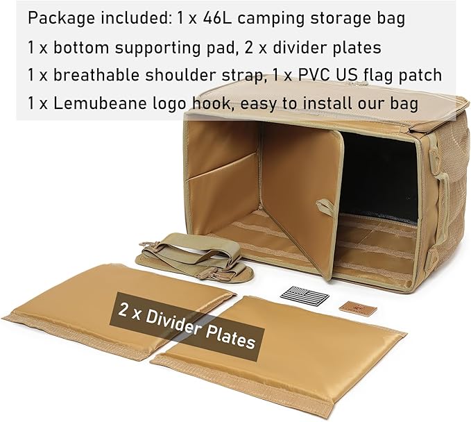 Tactical Camping Storage Bag Utility Tote Bag Camping Kitchen Organizer - Image 4