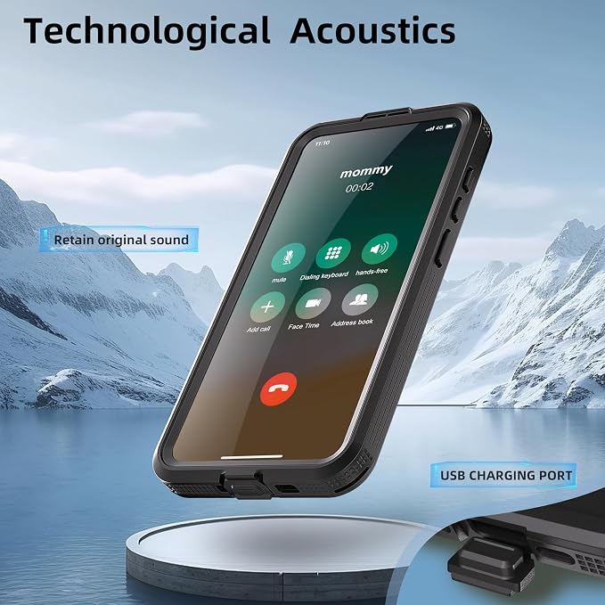 Hllhunkhe for Samsung Galaxy S25 Case, Rugged Full Body Underwater Protective - Image 4