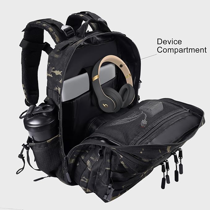 LHI Military Tactical Backpack for Men and Women 45L Army 3 Days Assault Pack - Image 6