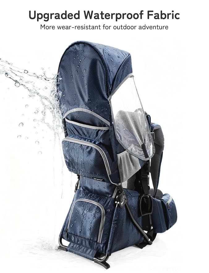 besrey Baby Backpack Carrier, Toddler Hiking Backpack - Image 5