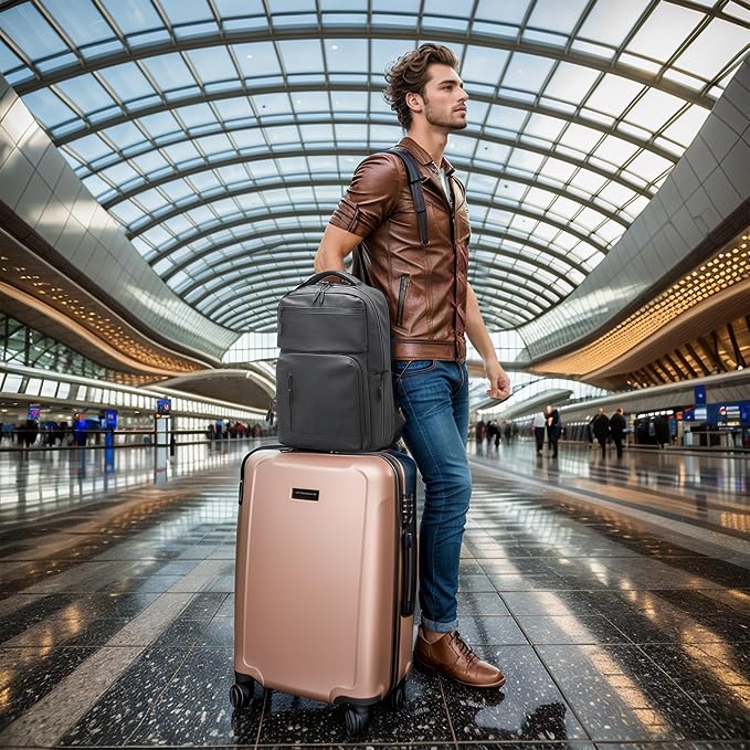 Waterproof Laptop Backpack for Men & Women, Flight Approved Anti-Theft Daypack - Image 6