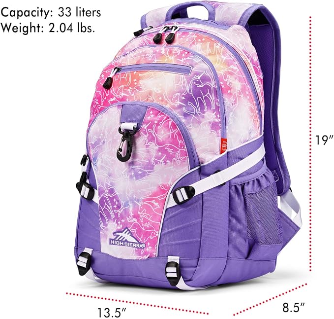 High Sierra Loop Backpack, or Work Bookbag - Image 5