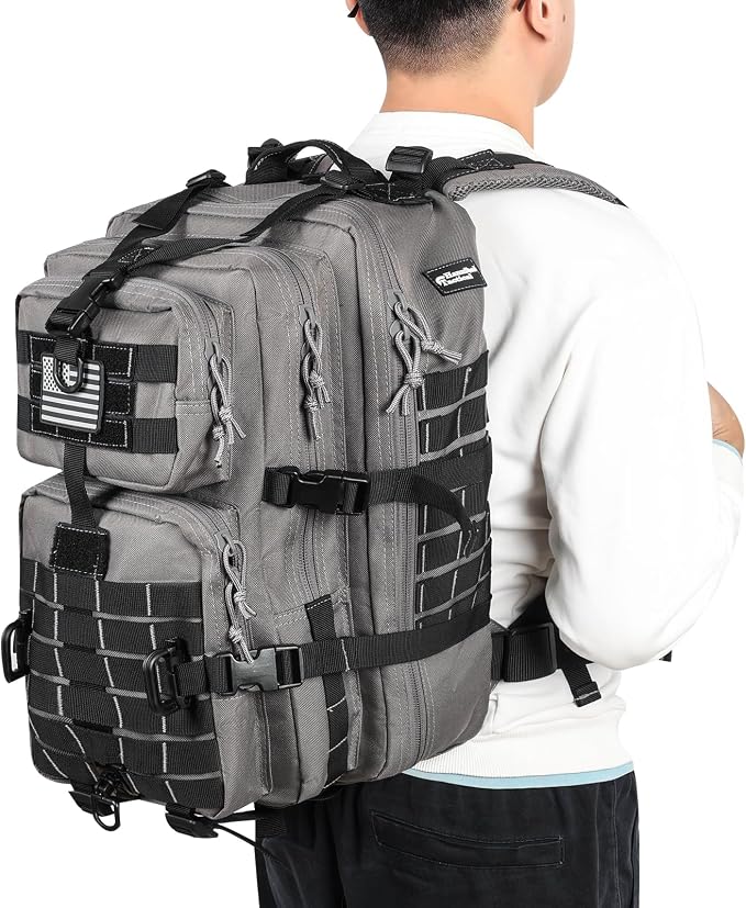 Hannibal Tactical MOLLE Assault Backpack, Tactical Backpack Military Army - Image 7