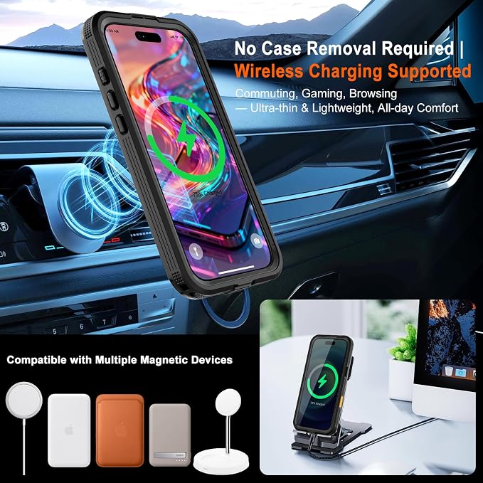 Waterproof Case for ‌iPhone 17, IP68 Certified, Military Grade Shockproof & - Image 4