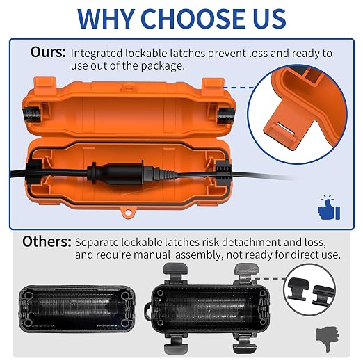 9 Pack Outdoor Extension Cord Safety Cover - Image 6