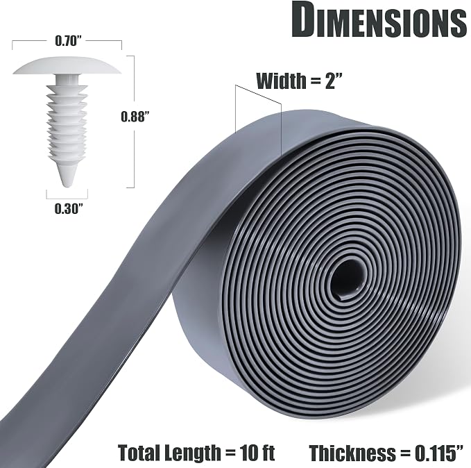 Vinyl Straps for Patio Chair Repair Kit 2'' Wide 10 Ft Long Replacement Straps - Image 2
