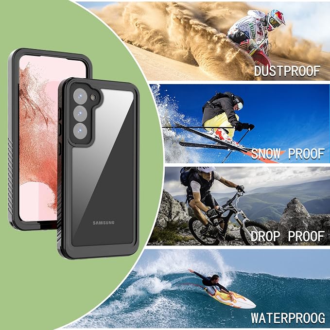 for Samsung Galaxy S23+ Plus Case, IP68 Waterproof Dustproof Case, Full Body - Image 6