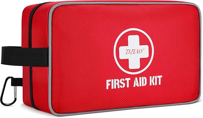 330 Piece First Aid Kit, Premium Waterproof Compact Trauma Medical Kits by TlieaoFirstAidKit