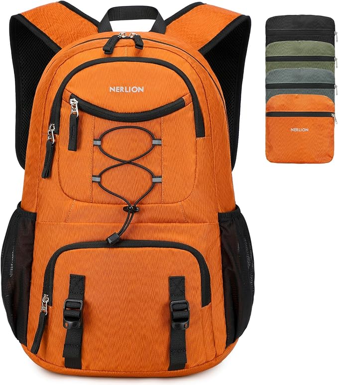 Nerlion Lightweight Foldable 35L Hiking Backpack Travel Backpack by Nerlion