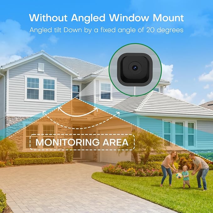 Window Camera Mount for Glass, Suitable for Indoor and Outdoor Home Security - Image 8
