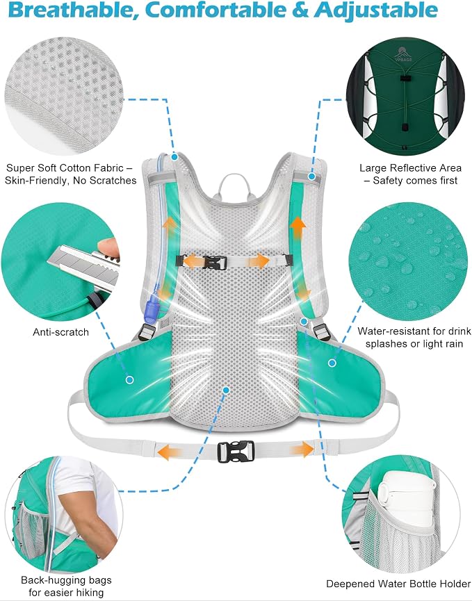 Hydration Backpack with 2L Water Bladder - Image 4