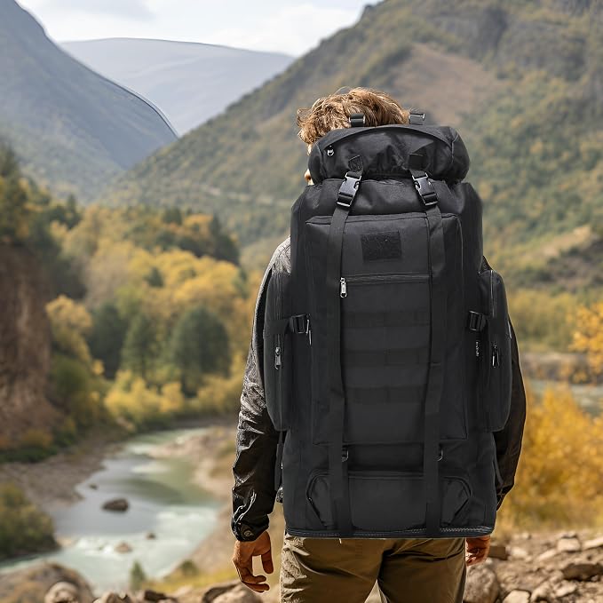 Hiking Backpack for Men 70L/100L Camping Backpack Military Rucksack Molle 3 - Image 7