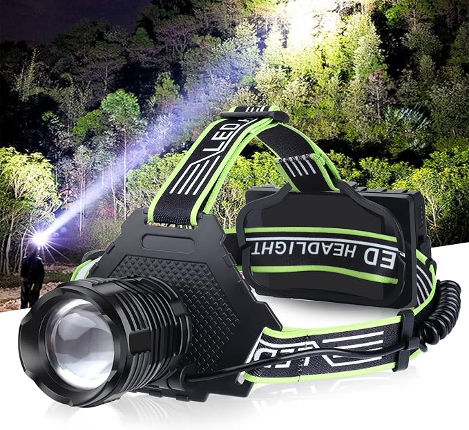 BUD K Rechargeable LED Headlamp, 1000 Lumens Super Bright Headlamp Flashlight by BUDK