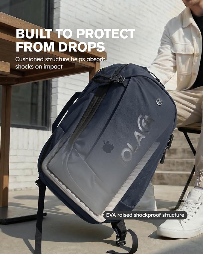 Tolaccea Travel Laptop Backpack 32L, TSA Friendly Flight Approved Computer Work - Image 3