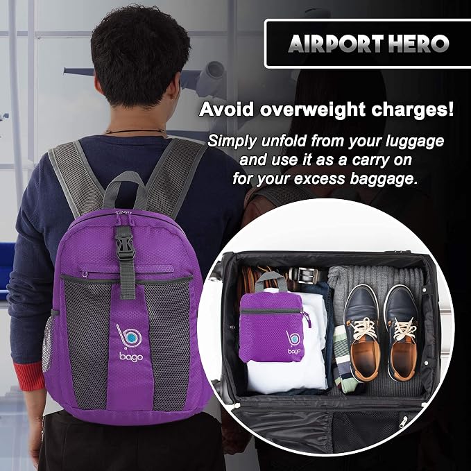 Bago Lightweight Small Hiking Backpack - Image 4