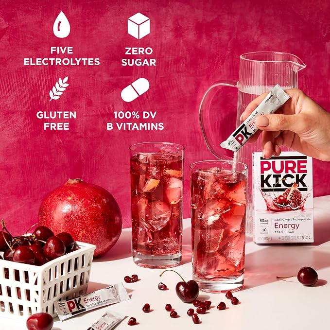 PURE KICK Energy Singles To Go Drink Mix, Includes 12 Boxes - Image 4