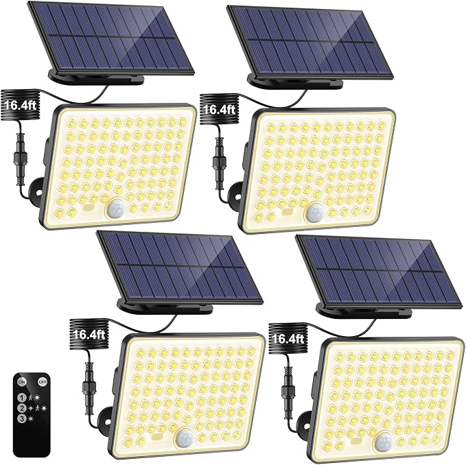 nipify 4 Pack Outdoor Solar Light by Nipify