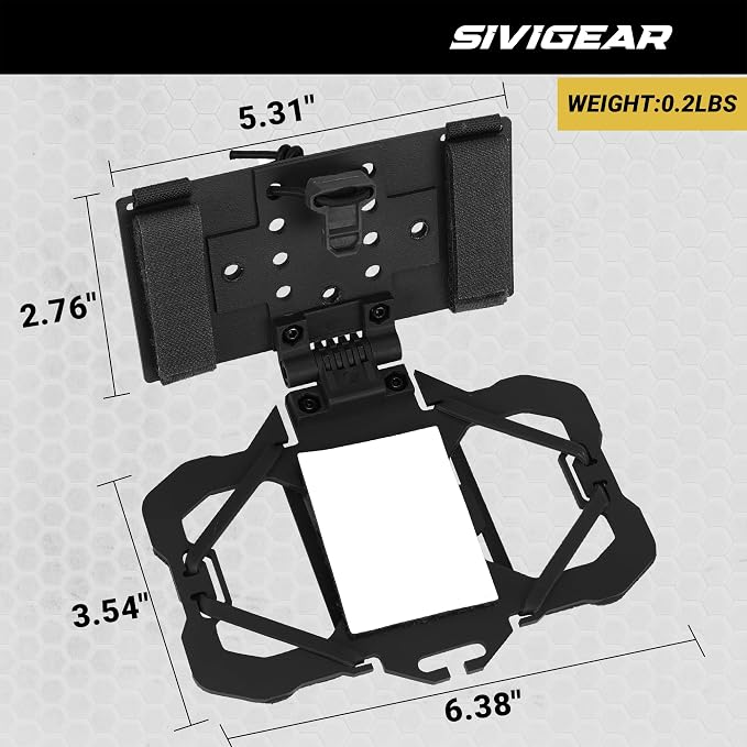 Tactical MOLLE Phone Holder for Plate Carrier Accessories - Image 2