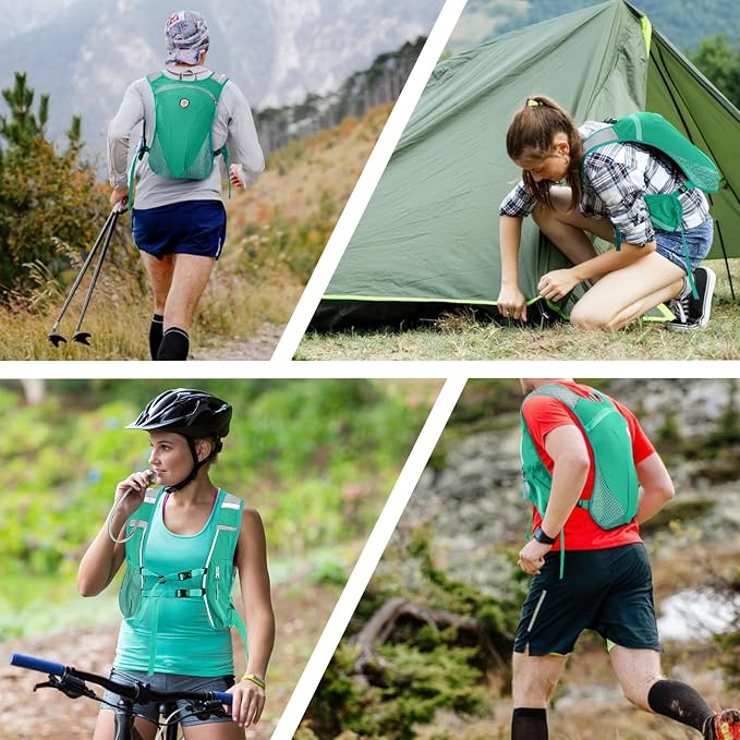 Hydration Backpack with 2L Water Bladder Bag, Lightweight and Breathable - Image 8