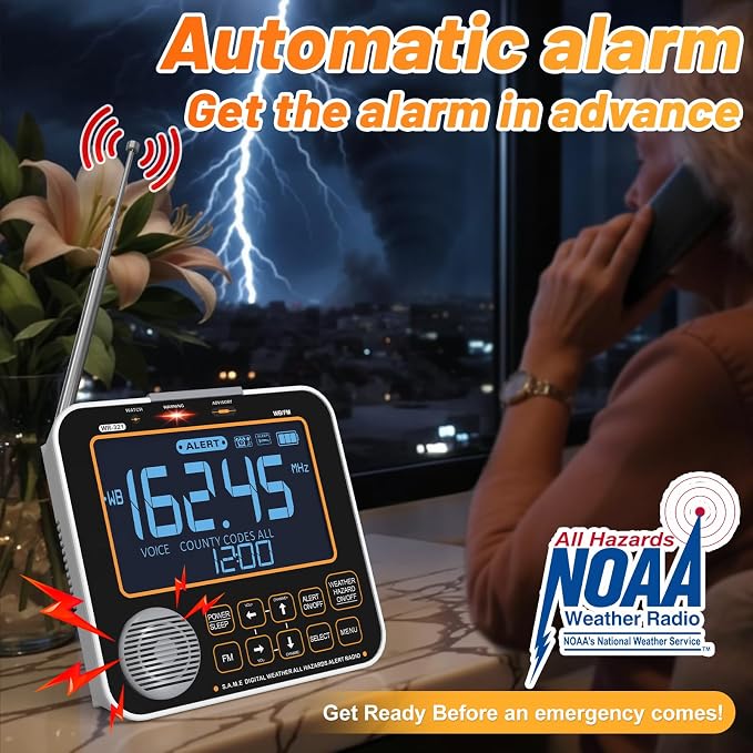 NOAA Weather Alert Radio for Home - Image 4