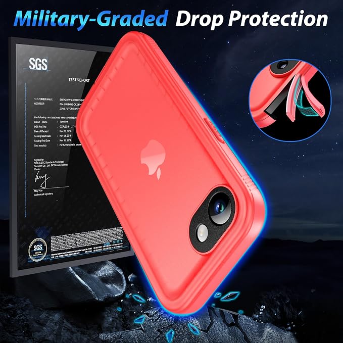 SPORTLINK for iPhone 16e Case/iPhone 17e Case, IP68 Waterproof Military - Image 4