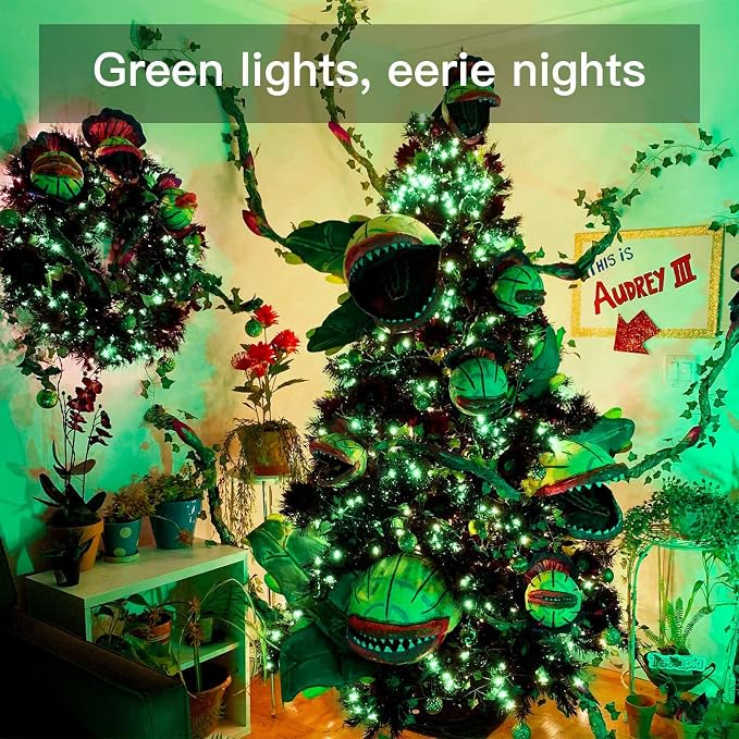 suddus Green Christmas Lights Battery Operatd, 66ft 200LED St Patricks Day - Image 6