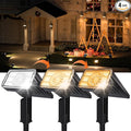Solar Spotlights Outdoor Waterproof IP67, 4 Pack Adjustable Wall&Ground Solar by Professionalproductionofsolarlightsoutdoor%EF%BC%9A%EF%BC%89