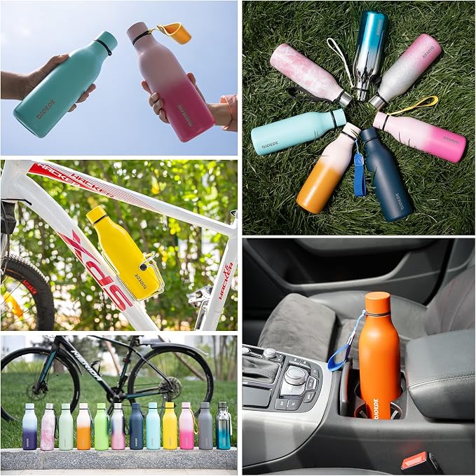 BJPKPK Insulated Water Bottles, 18 oz Stainless Steel Metal Water Bottle - Image 6