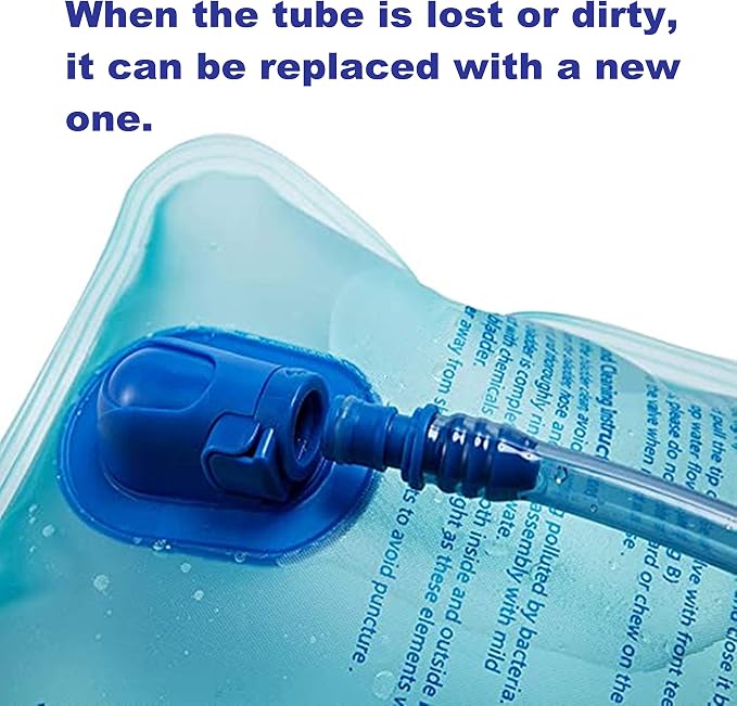 Hydration Bladder Universal Tube, Food Grade Silicone Mouthpiece, Straw Tube - Image 2