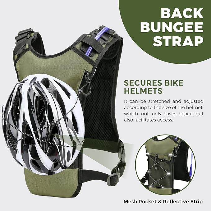 Criuage USA Original Patent Running Hydration Vest Backpack, Lightweight Chest - Image 3