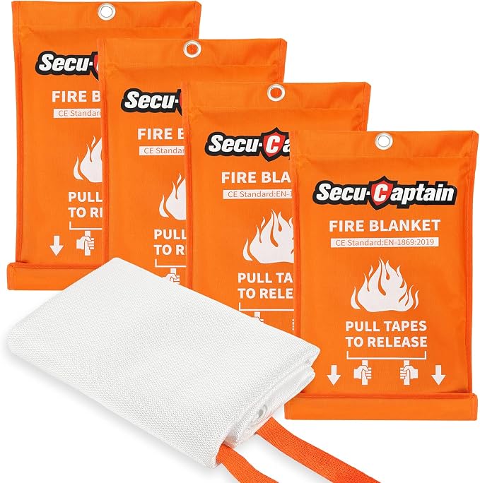 SecuCaptain Emergency Fire Blanket by SecuCaptain