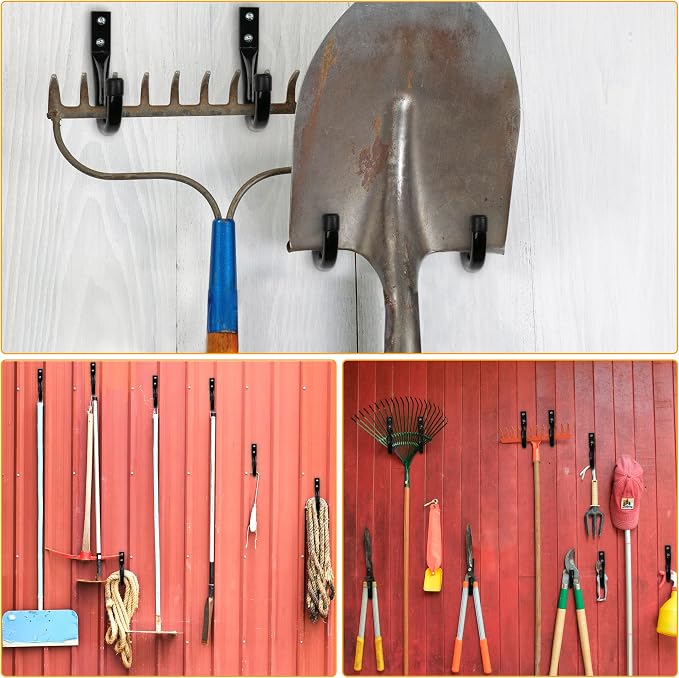 KURUI Metal Wall Hooks for Hanging Heavy Duty, Large Utility J Hooks - Image 4