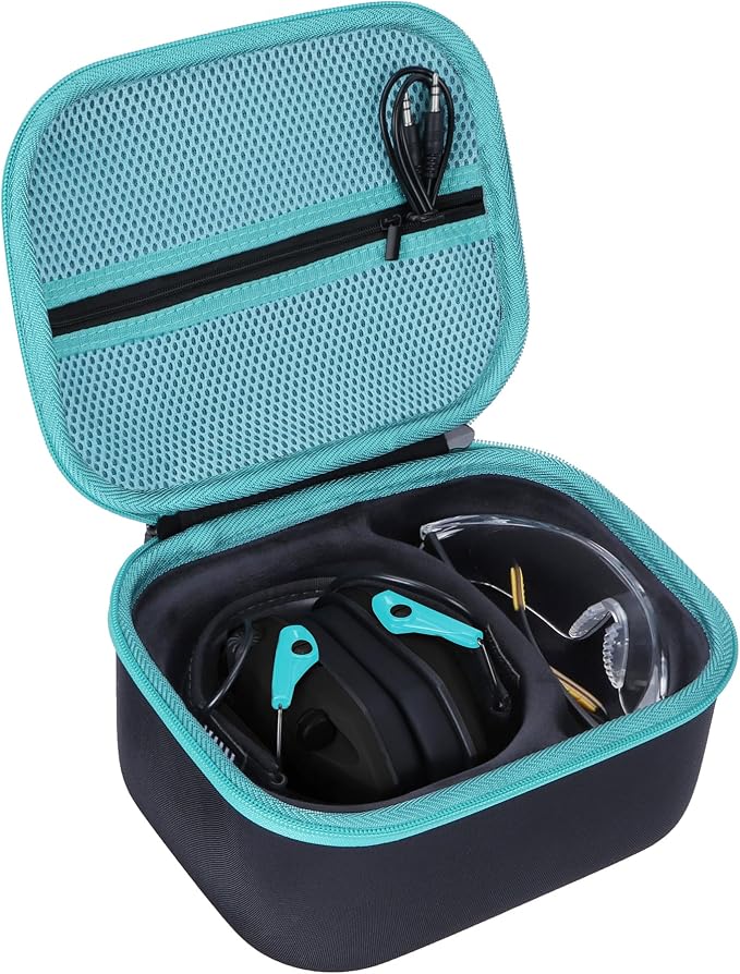 Storage Case Compatible with Walker's Razor Slim Shooting Hearing Protection by Peyyargo