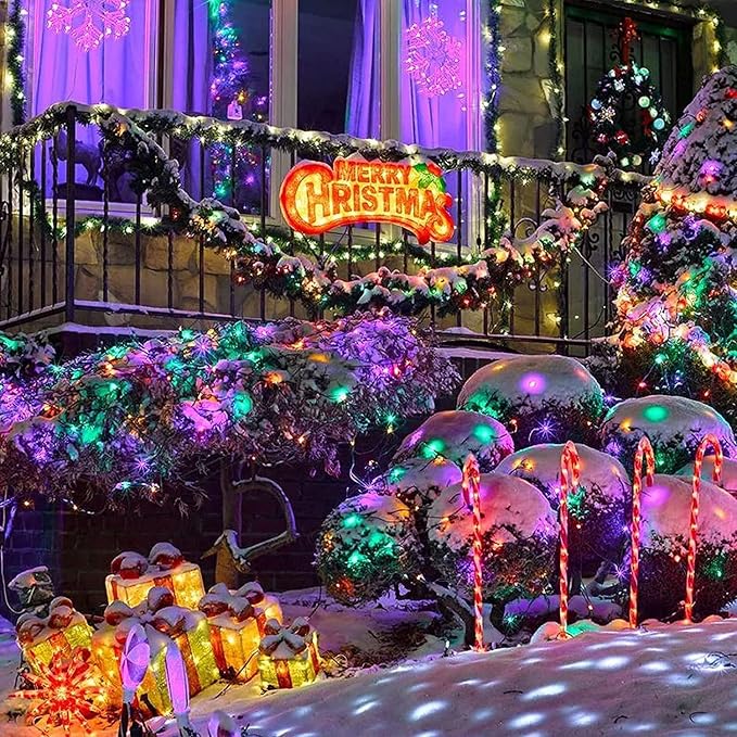 JMEXSUSS 300 LED Christmas Lights Outdoor Waterproof, 8 Modes Twinkle Fairy - Image 5