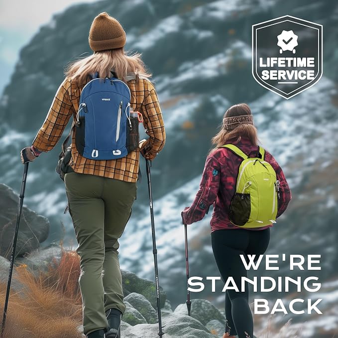 VPBAGE 15L Water-resistant Hiking Daypack, Small Backpack Travel Outdoor - Image 6