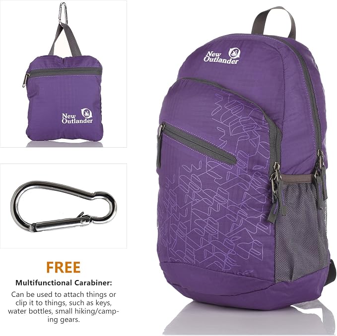Outlander Packable Handy Lightweight Travel Hiking Backpack Daypack - Image 2
