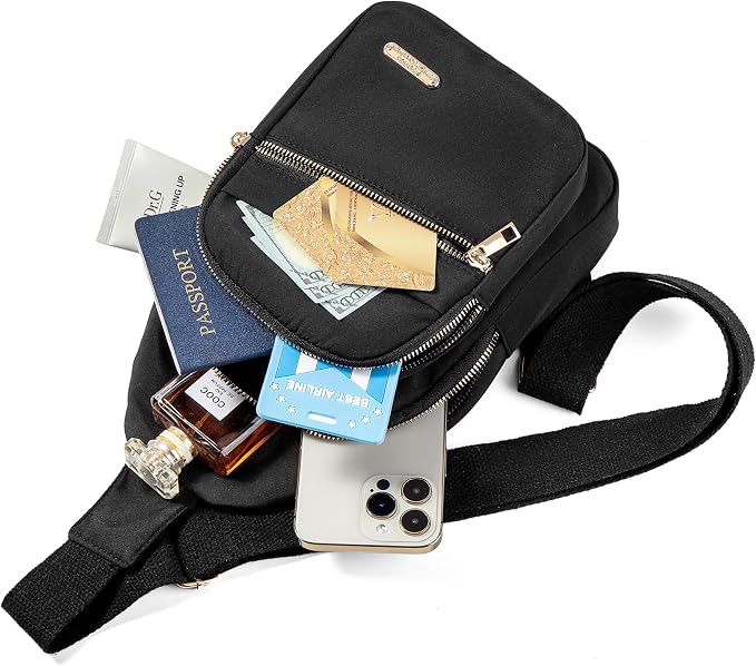 Banelu Small Crossbody Sling Bag Sling Backpack, Chest Bag Daypack Cross Body - Image 6